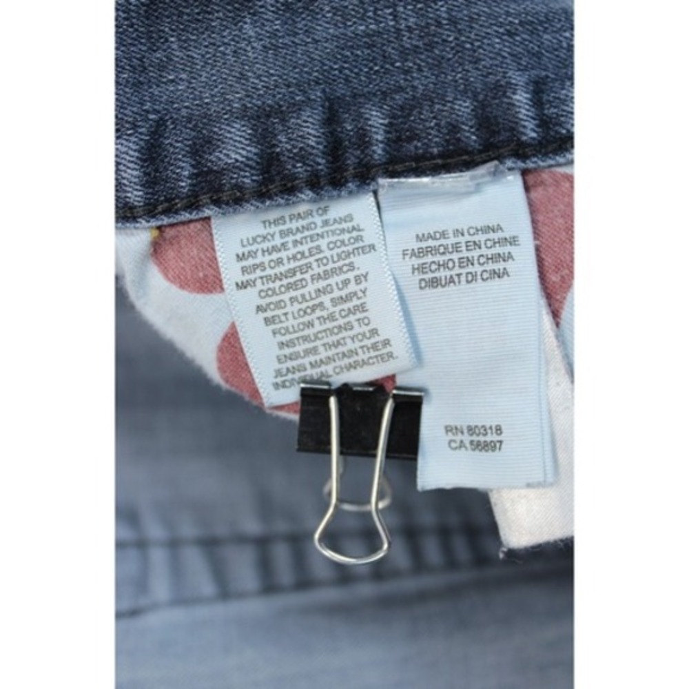 Lucky Brand 410 Athletic Fit Jeans Men 40 / 32 Straight Leg Blue Denim Pants - Picture 12 of 13